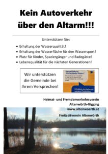Unterschriftenaktion „Autofrei“