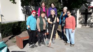 Arbeitseinsatz im Herbst